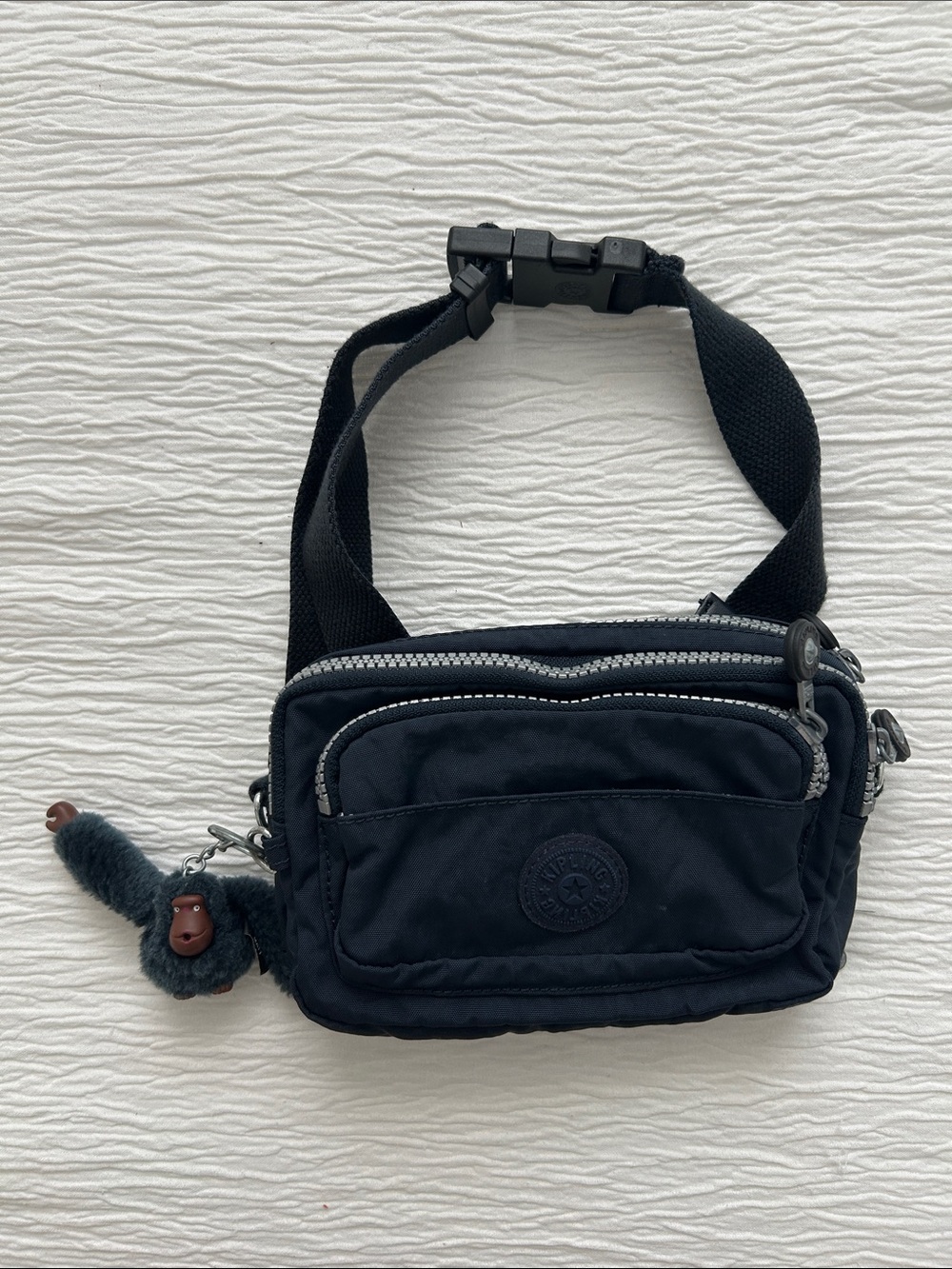Kipling Navy-Blue Belt Bag (Fanny Pack)